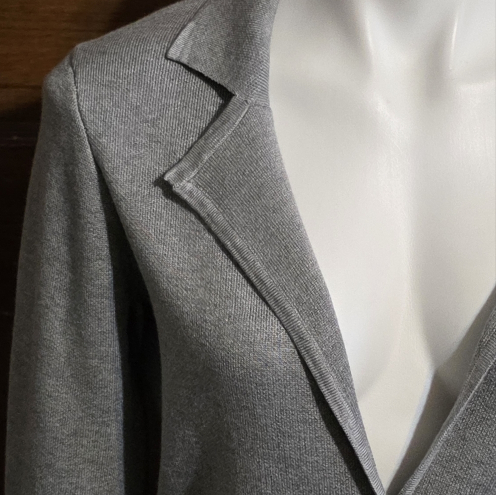 Grace Karin Sweater Blazer Gray Size M - Picture 7 of 11